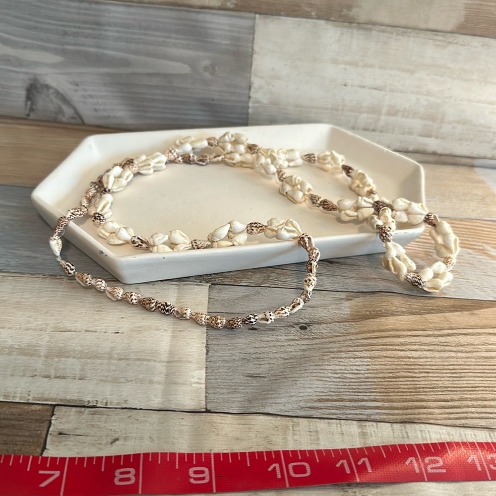 Vintage Sea Shell Necklace Handmade